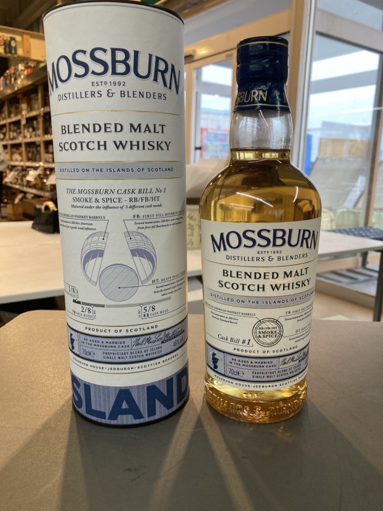 モスバーン　Cask1　アイランド　ブレンデッドモルトウイスキー
